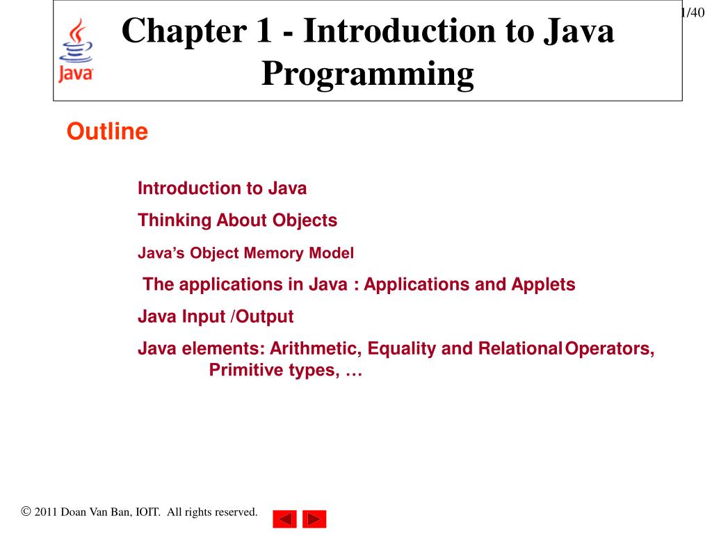 PPT Chapter 1 Introduction to Java Programming PowerPoint