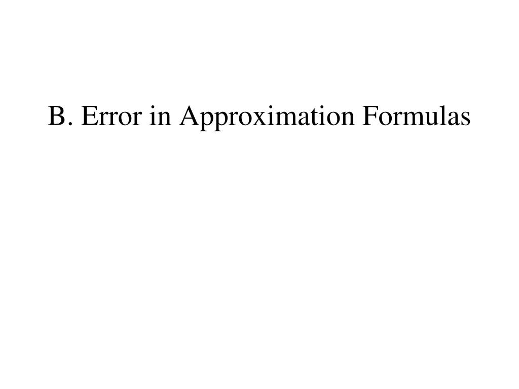 PPT 3020 Differentials and Linear Approximation PowerPoint