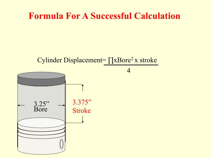 PPT Small Engine Displacement Calculations PowerPoint Presentation