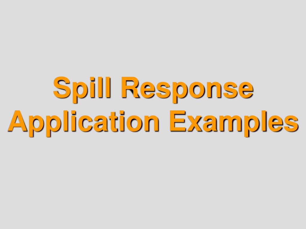 PPT Spill Response PowerPoint Presentation, free download ID2752642