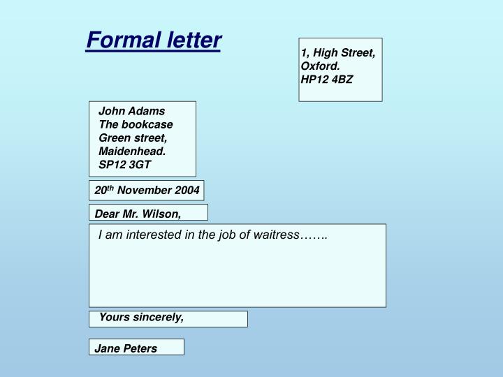 PPT Informal letter PowerPoint Presentation ID2753711