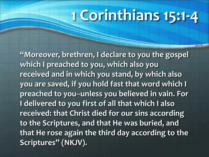 PPT 1 Corinthians 1514 PowerPoint Presentation, free download ID