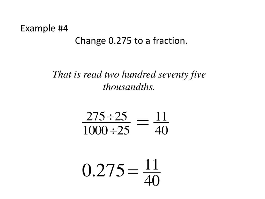 PPT Fractions and Decimals PowerPoint Presentation, free download