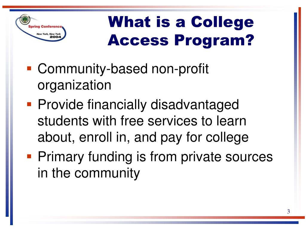PPT Building Blocks for Successful College Access PowerPoint