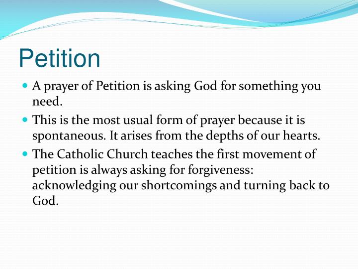 PPT Forms of Prayer PowerPoint Presentation ID2761467