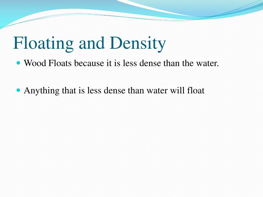 PPT Why Do Objects Float? PowerPoint Presentation, free download ID