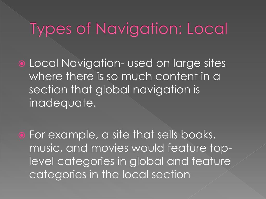 PPT Designing Site Navigation PowerPoint Presentation, free download