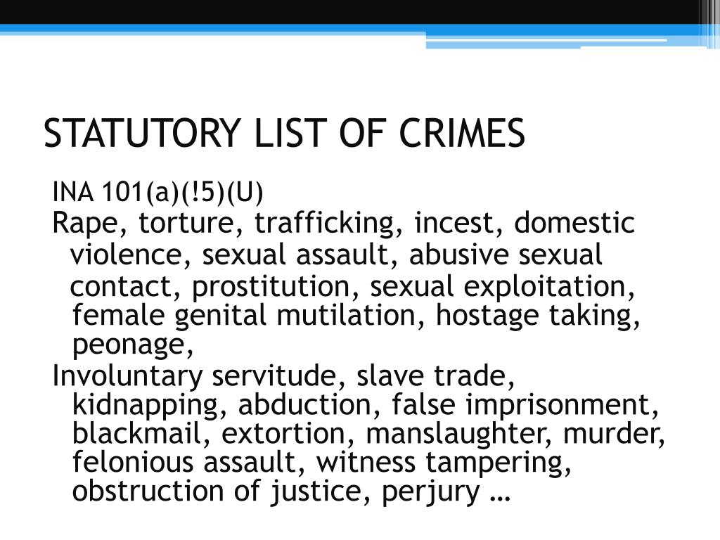 PPT The U Visa PowerPoint Presentation, free download ID2764418