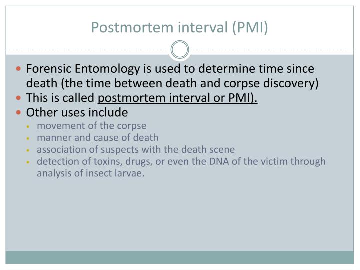 PPT Forensic Entomology PowerPoint Presentation ID2764957