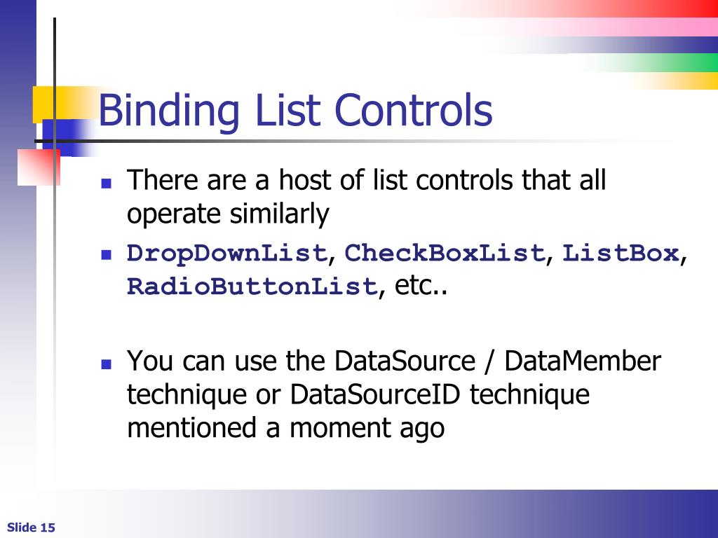 PPT Data Binding PowerPoint Presentation, free download ID
