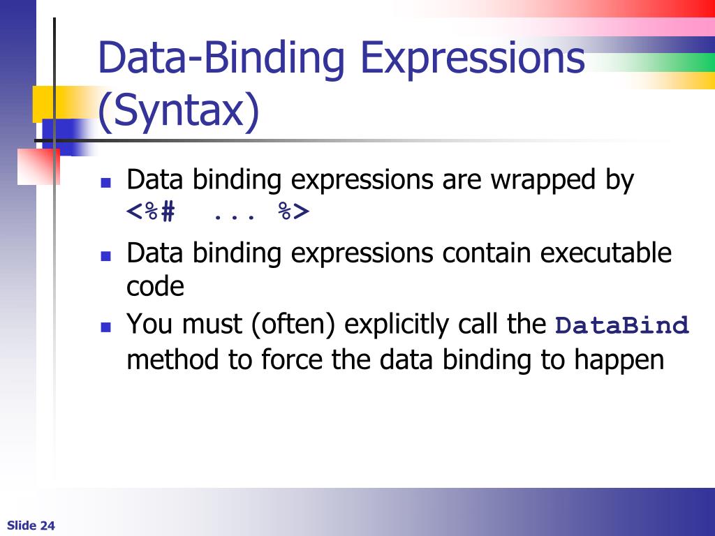 PPT Data Binding PowerPoint Presentation, free download ID