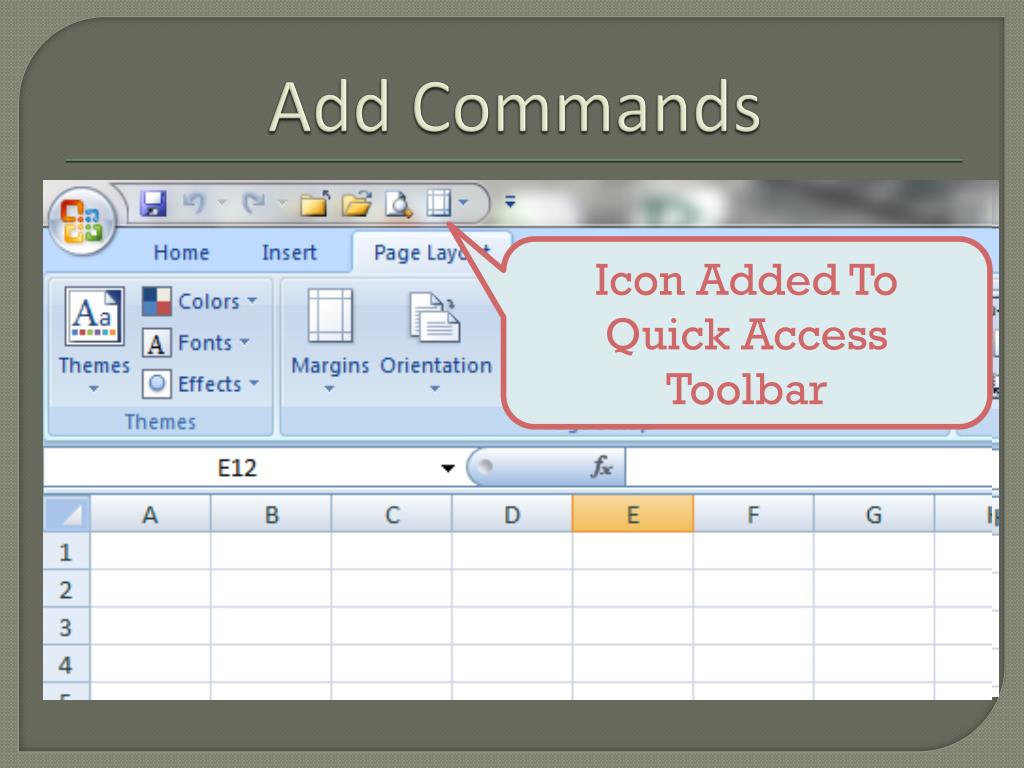 PPT Quick Access Toolbar PowerPoint Presentation, free download ID
