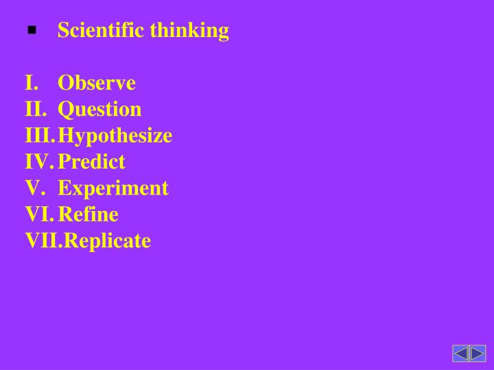 PPT Scientific Thinking PowerPoint Presentation ID2769979