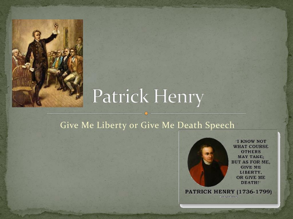 PPT Patrick Henry PowerPoint Presentation, free download ID2770654