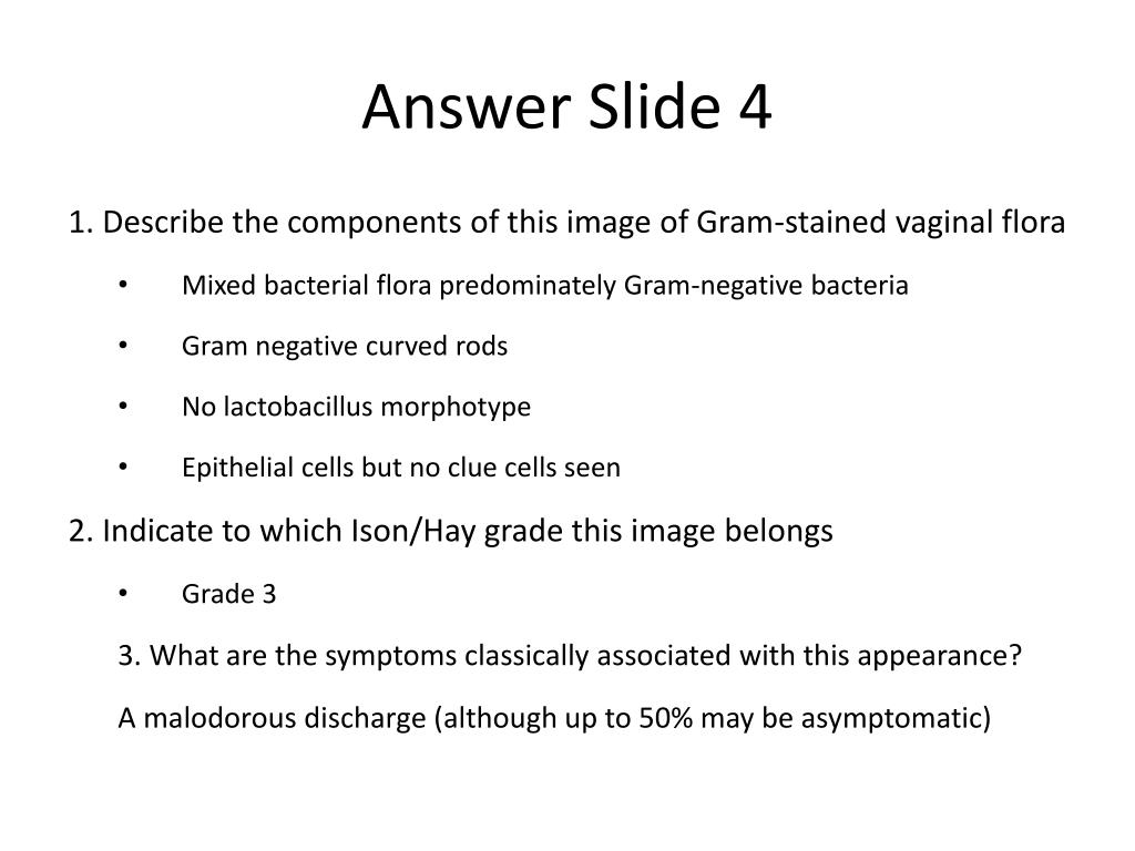 PPT Test your ability to read Gramstained genital samples PowerPoint Presentation ID2774625