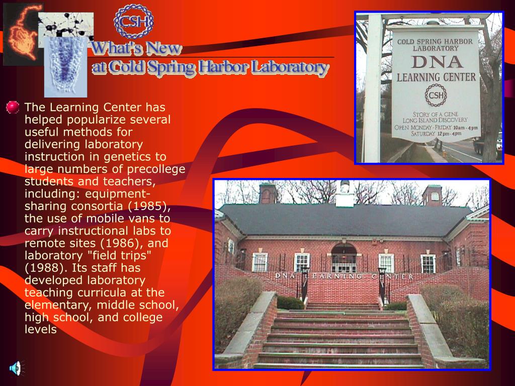 PPT SSMS Student Experience Cold Spring Harbor DNA Laboratory