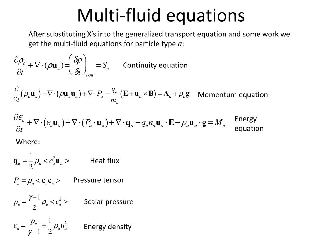 PPT Generalized transport equation PowerPoint Presentation, free