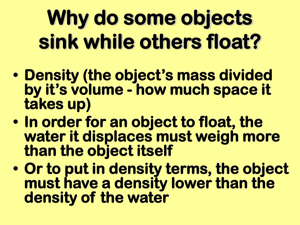 why some objects float and some sink Wallpaper Blog