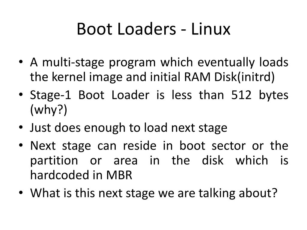 PPT Boot Sequence in Linux PowerPoint Presentation, free download