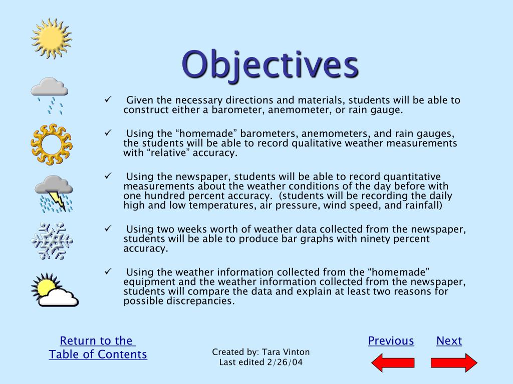 PPT Creating a Weather Station a fourth grade class project