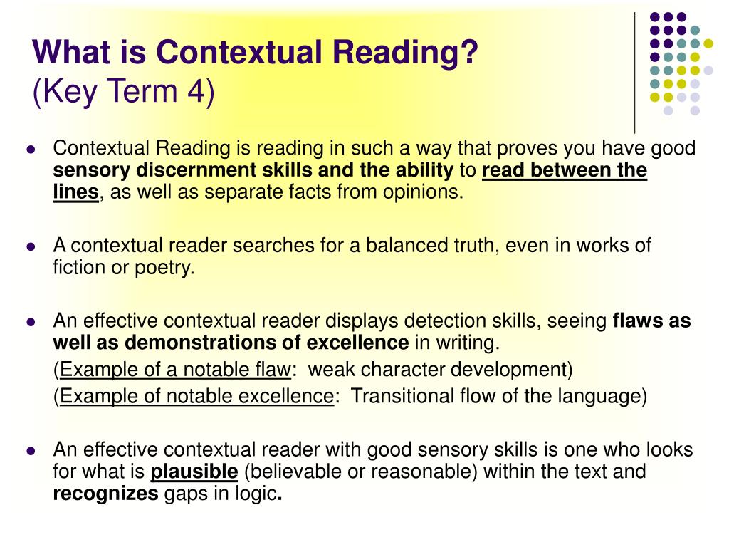 PPT Close Reading . . . College Readers . . . PowerPoint Presentation
