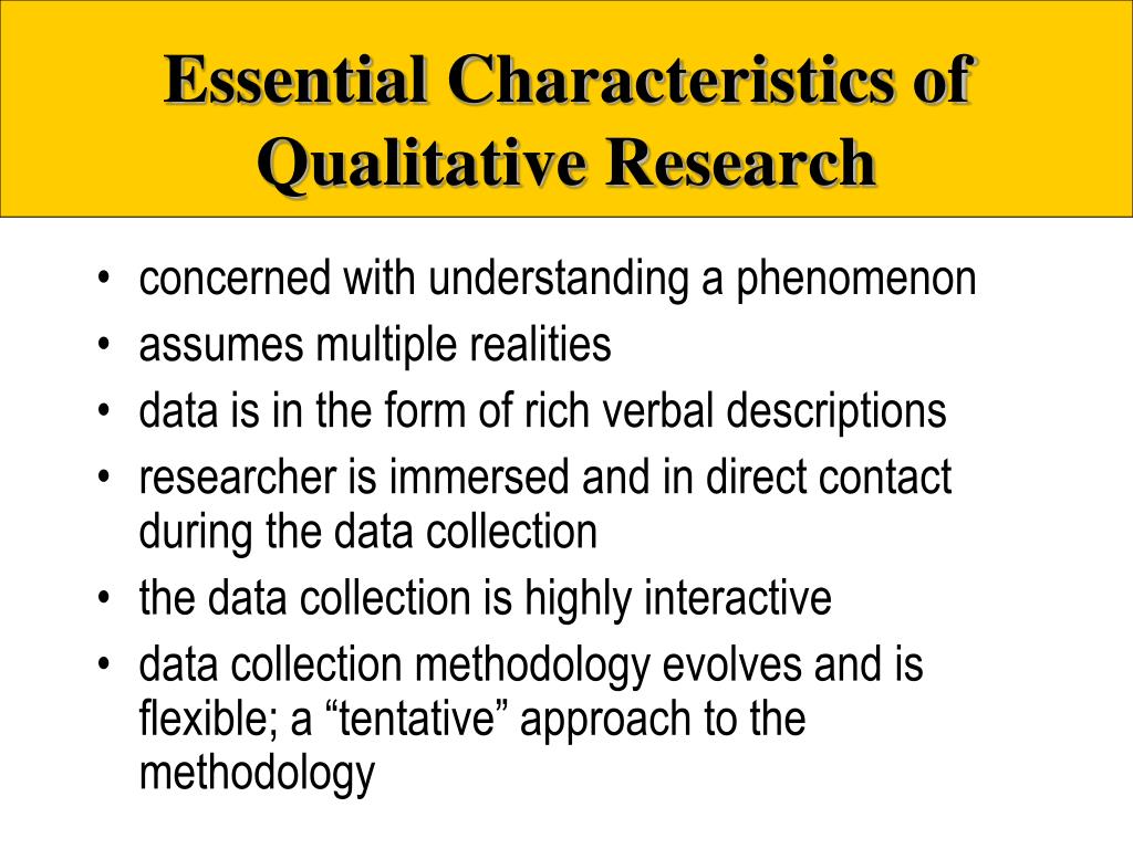 PPT Introduction to Qualitative Research PowerPoint Presentation