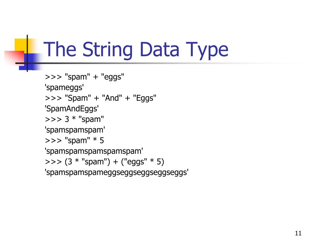 PPT The String Data Type PowerPoint Presentation, free download ID