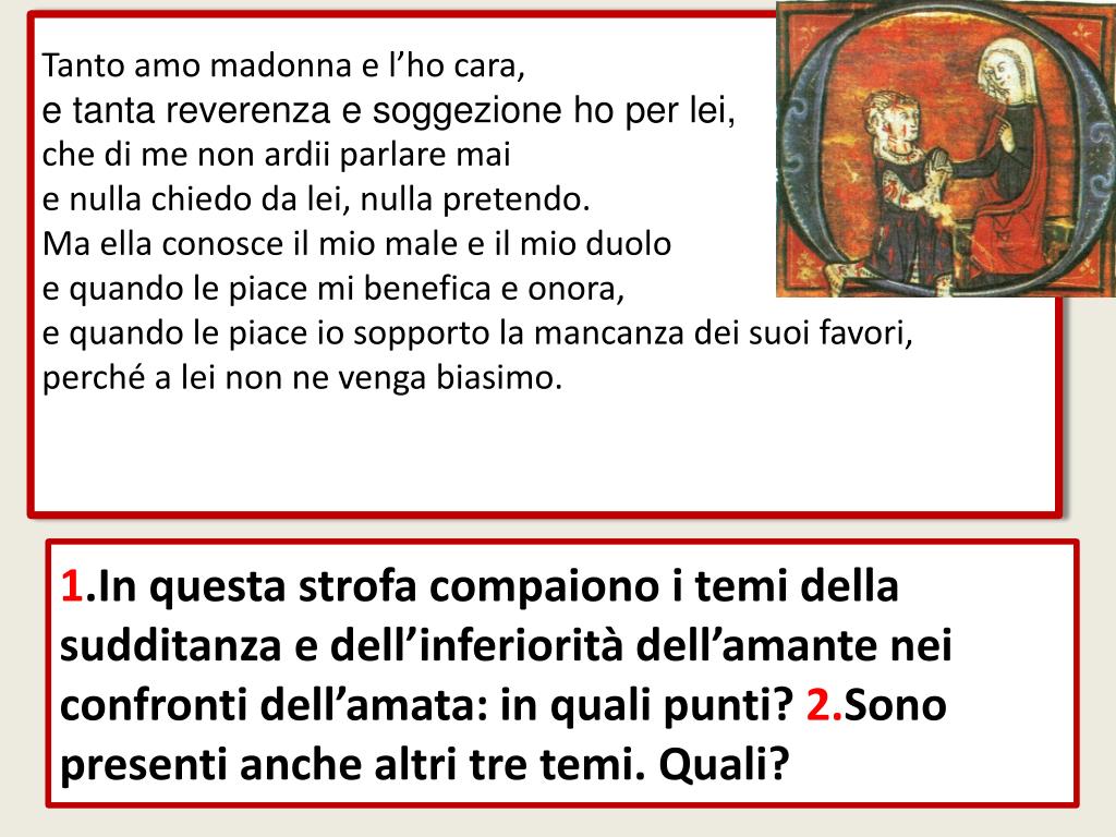 PPT Bernart de Ventadorn , Canzone di primavera (1180 circa