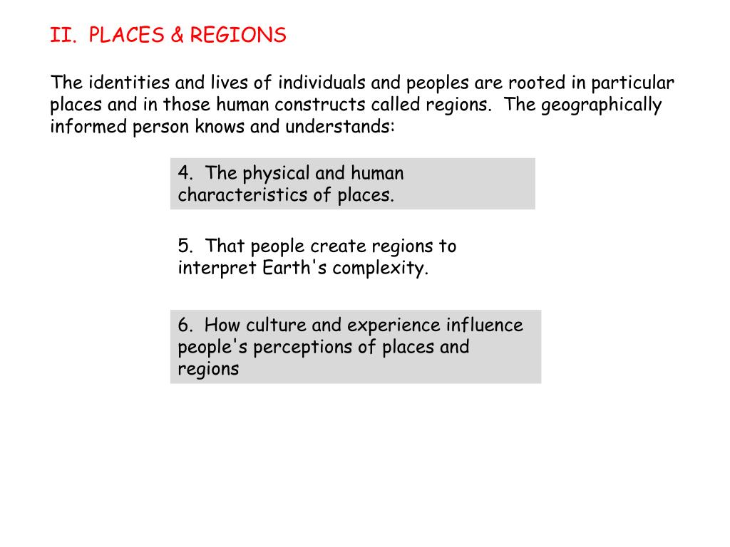 PPT National Geography Standards PowerPoint Presentation, free