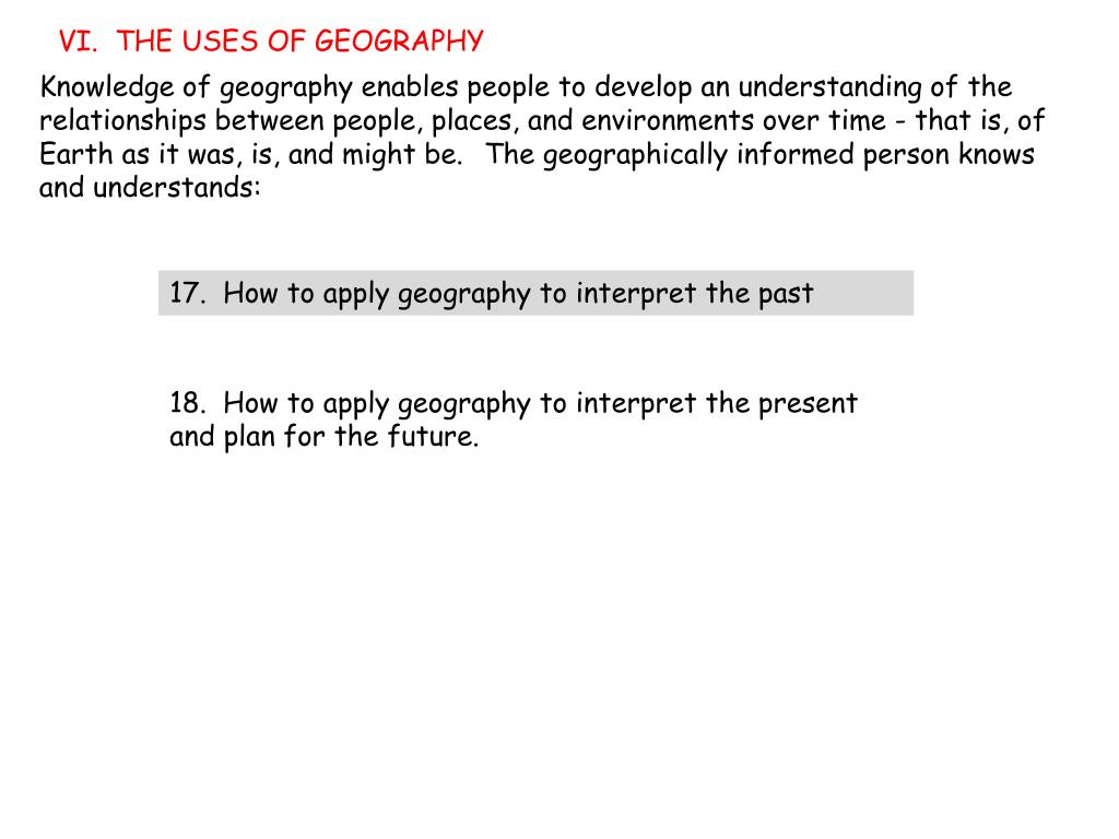 PPT National Geography Standards PowerPoint Presentation, free