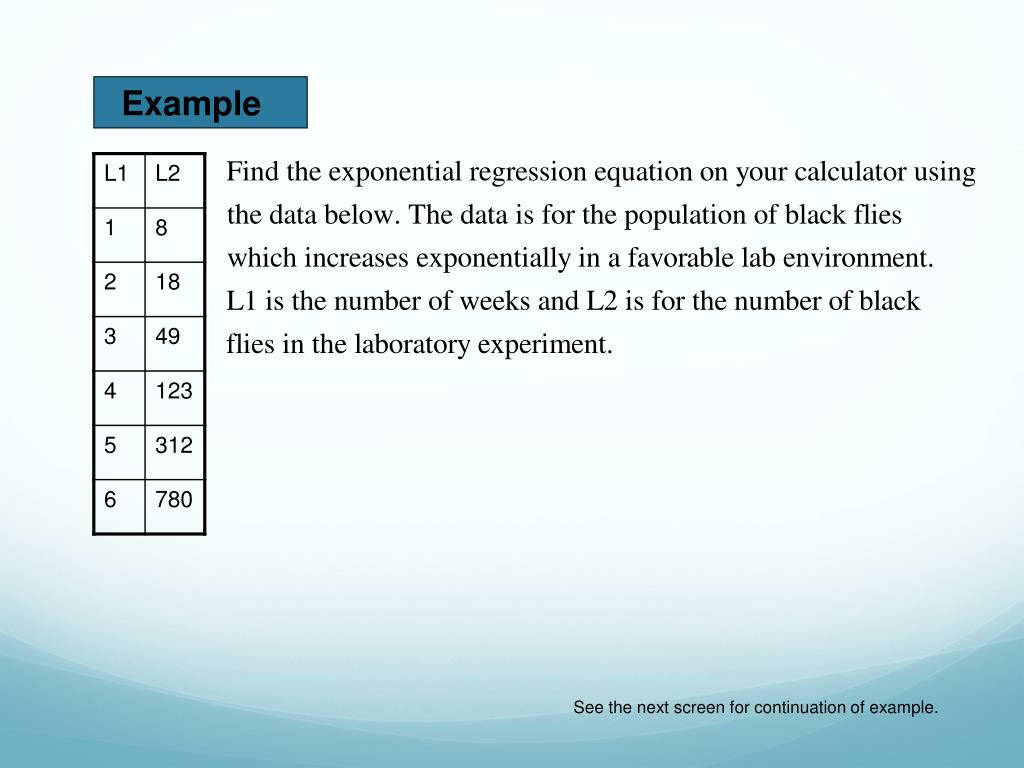 PPT Exponential Regression Calculator PowerPoint Presentation, free