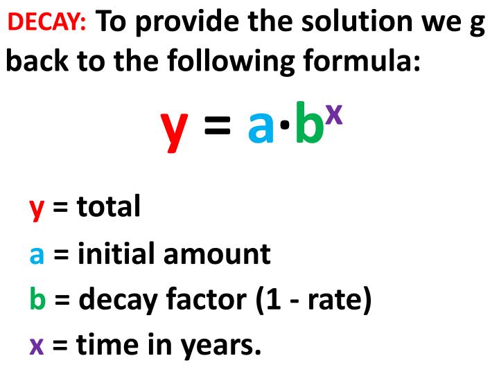 PPT 7.7 EXPONENTIAL GROWTH AND DECAY PowerPoint