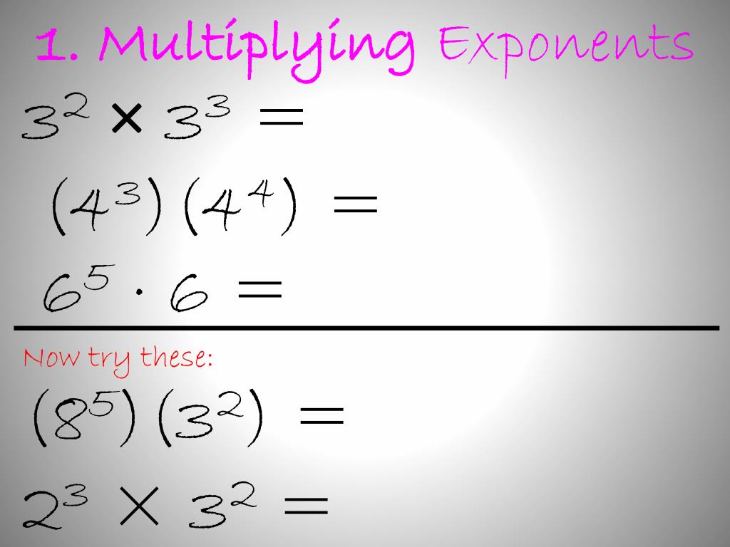 PPT The Laws of Exponents PowerPoint Presentation, free download ID