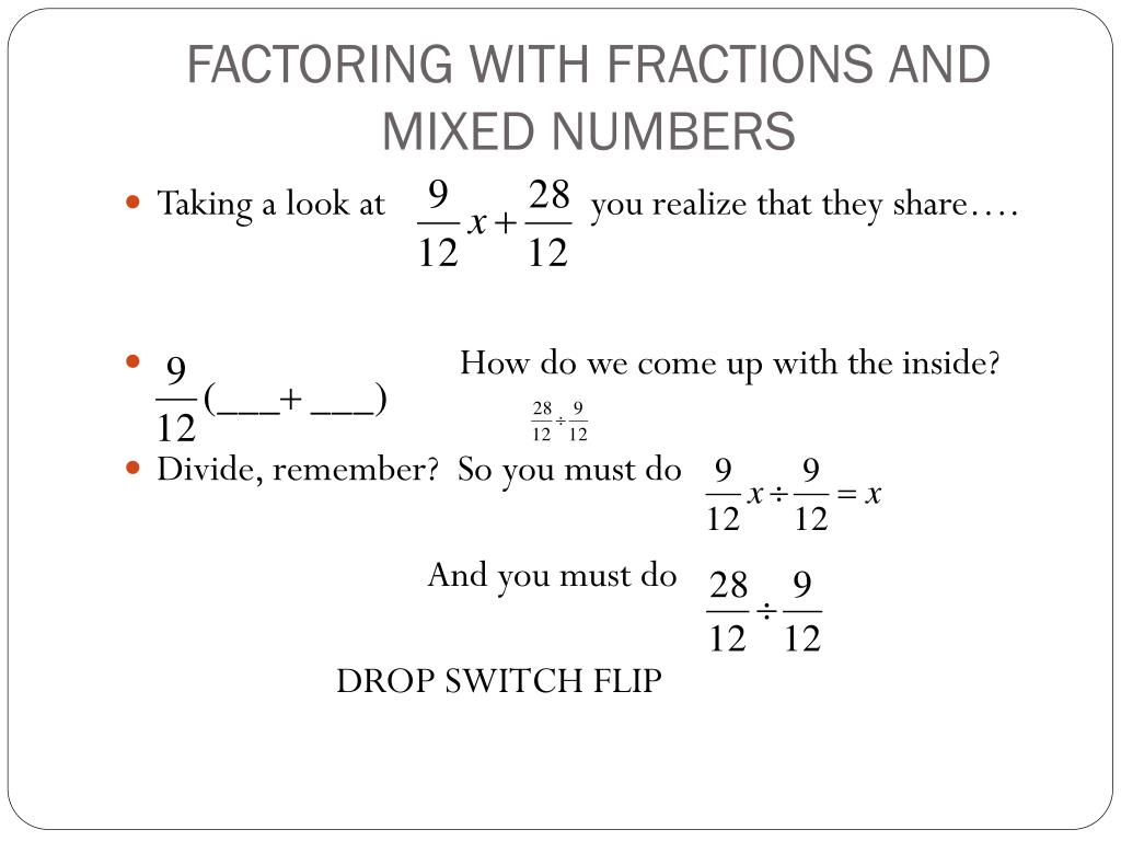 PPT FACTORING ALGEBRAIC EXPRESSIONS PowerPoint Presentation, free