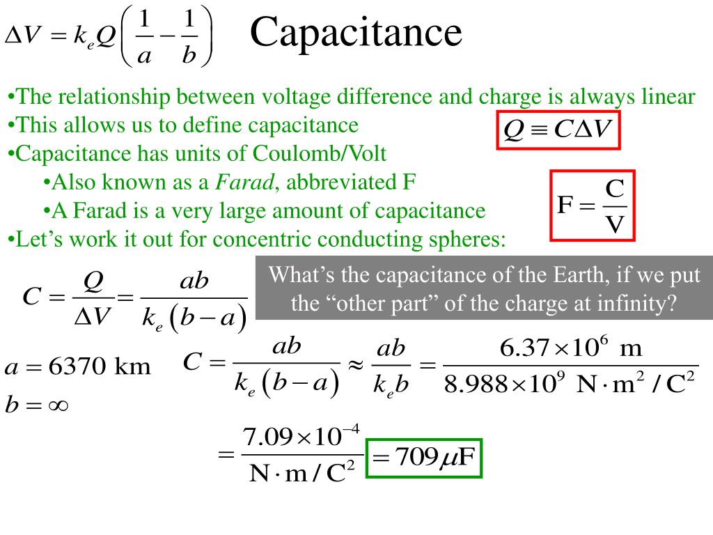PPT Capacitors and Dielectrics PowerPoint Presentation