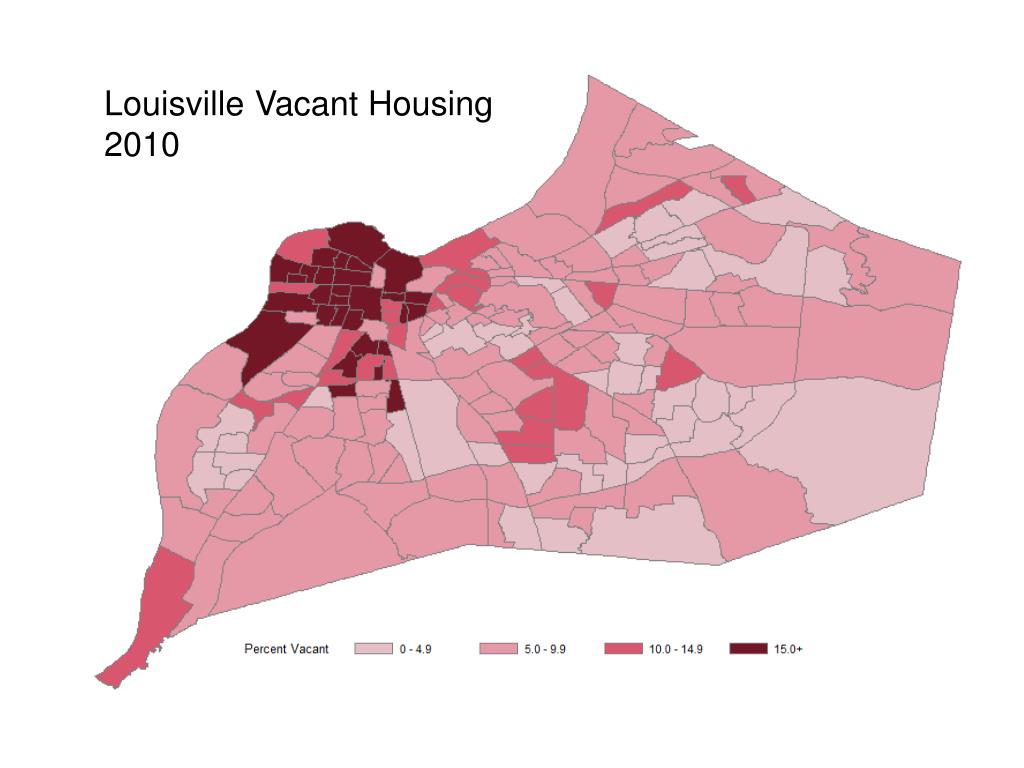 PPT Louisville by the Numbers Recent Trends in Population, Households, and Housing PowerPoint