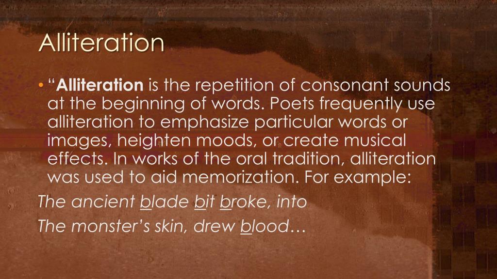 PPT Beowulf Terms PowerPoint Presentation, free download ID2797558