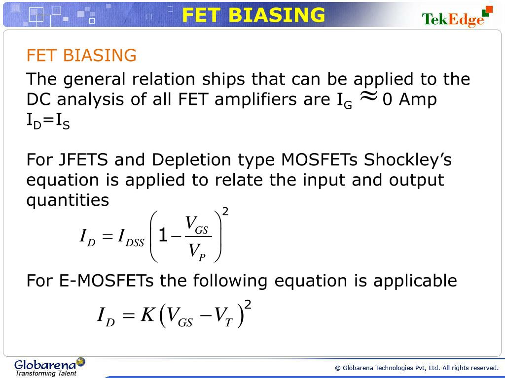 PPT FET BIASING PowerPoint Presentation, free download ID2798511