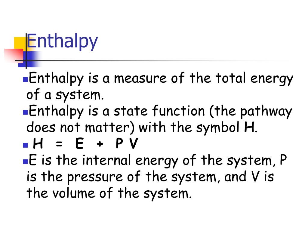 PPT Enthalpy PowerPoint Presentation, free download ID2799776
