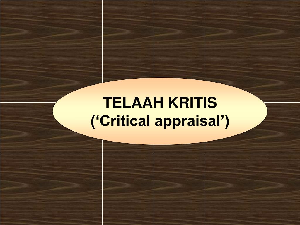 PPT PENGANTAR KEDOKTERAN BERBASIS BUKTI (" EVIDENCE