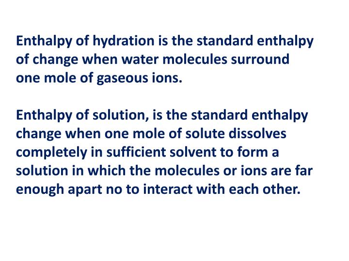 PPT More enthalpy changes PowerPoint Presentation ID2800318