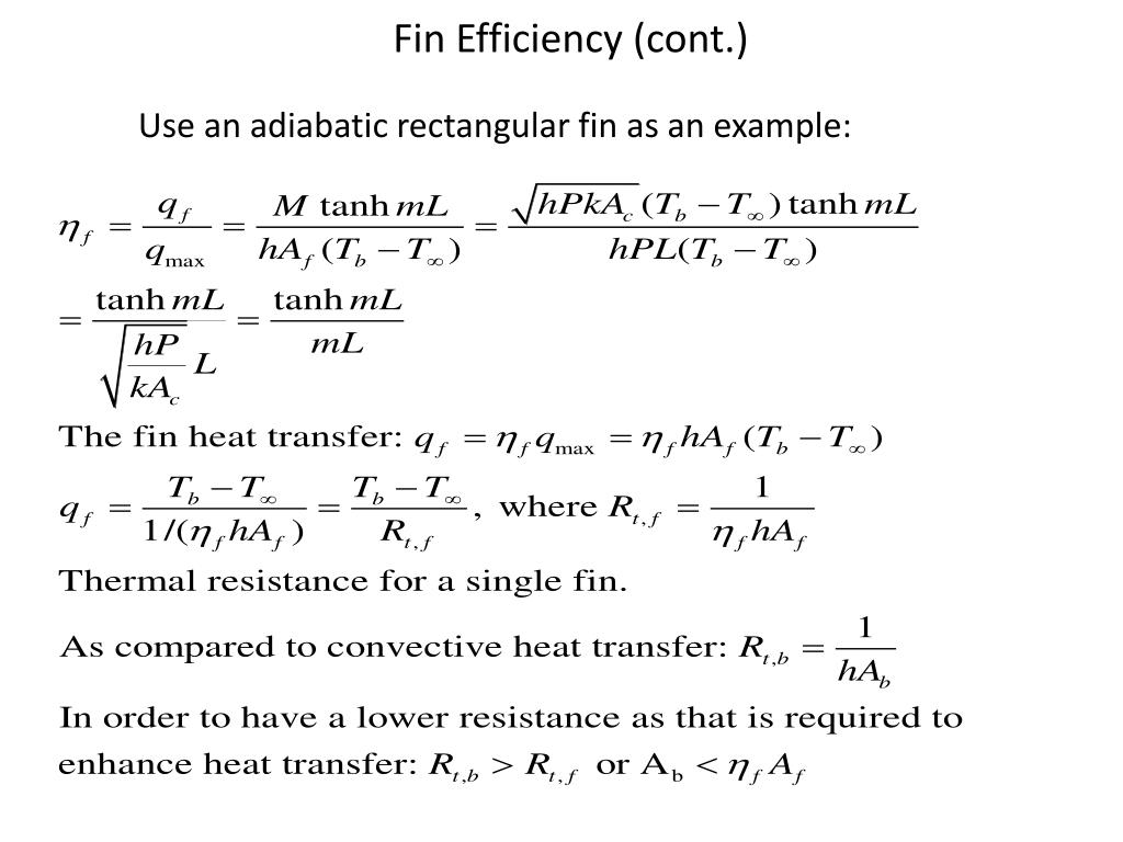 PPT Chapter 4 Heat Transfer from Extended Surfaces PowerPoint Presentation ID2800577