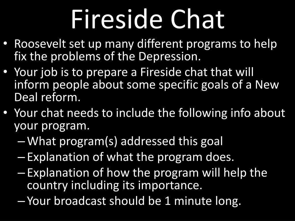 PPT Fireside Chat PowerPoint Presentation, free download ID2800745
