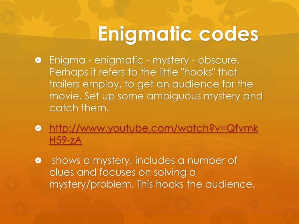 PPT Enigmatic Codes PowerPoint Presentation, free download ID2802186