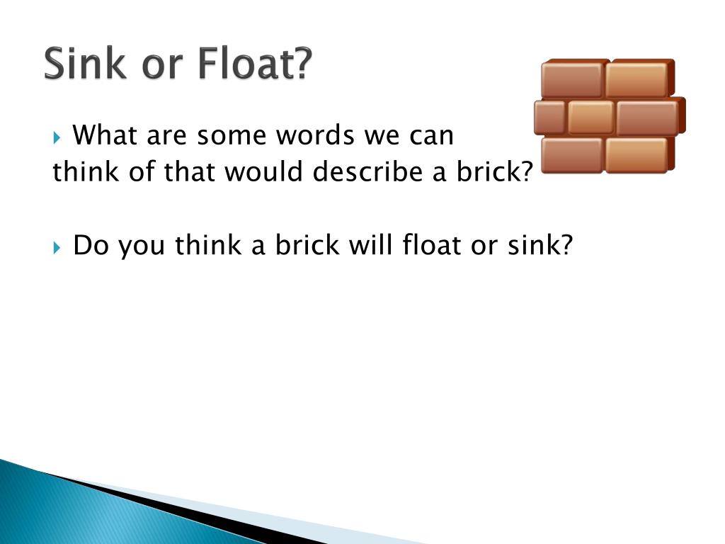 PPT Sink or Float? PowerPoint Presentation, free download ID2803025