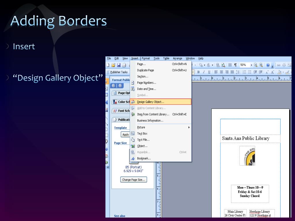 PPT Introduction to Publisher PowerPoint Presentation, free download
