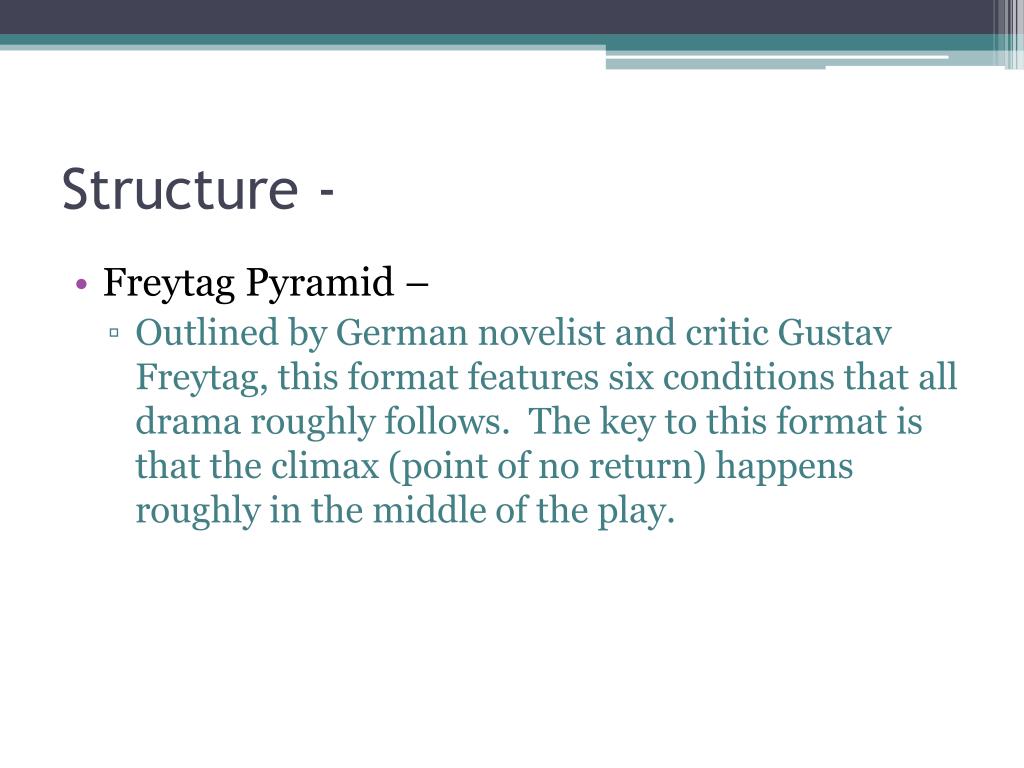 PPT - Structure of a Play PowerPoint Presentation, free download - ID