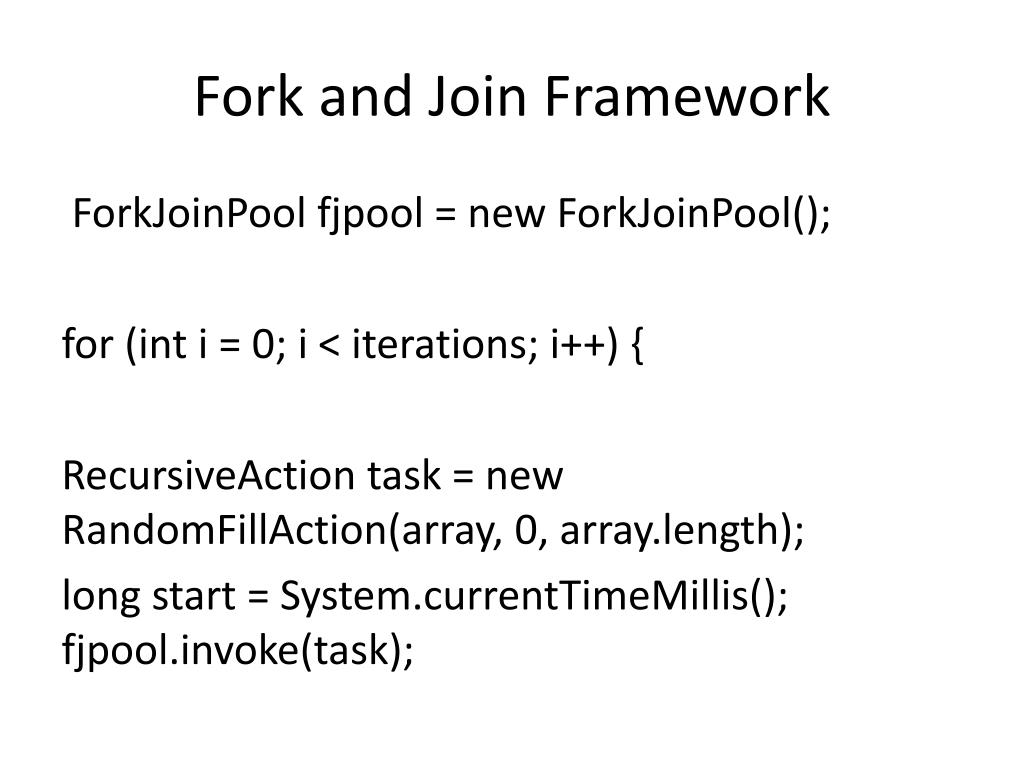 PPT Fork and Join Framework PowerPoint Presentation, free download