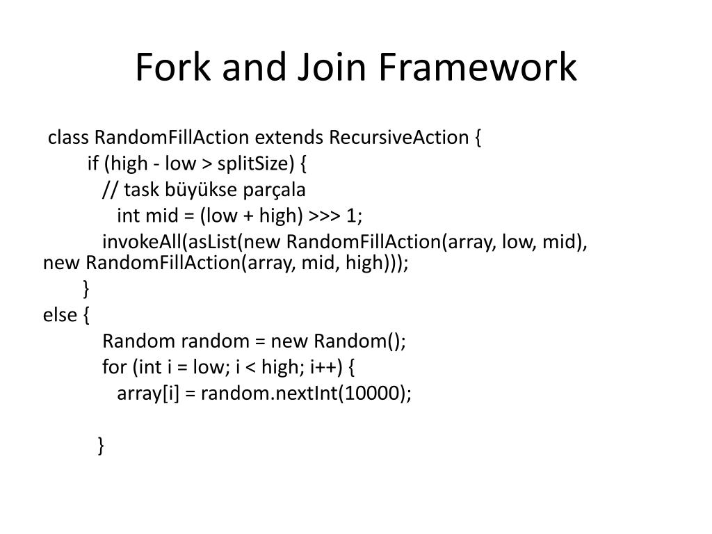 PPT Fork and Join Framework PowerPoint Presentation, free download