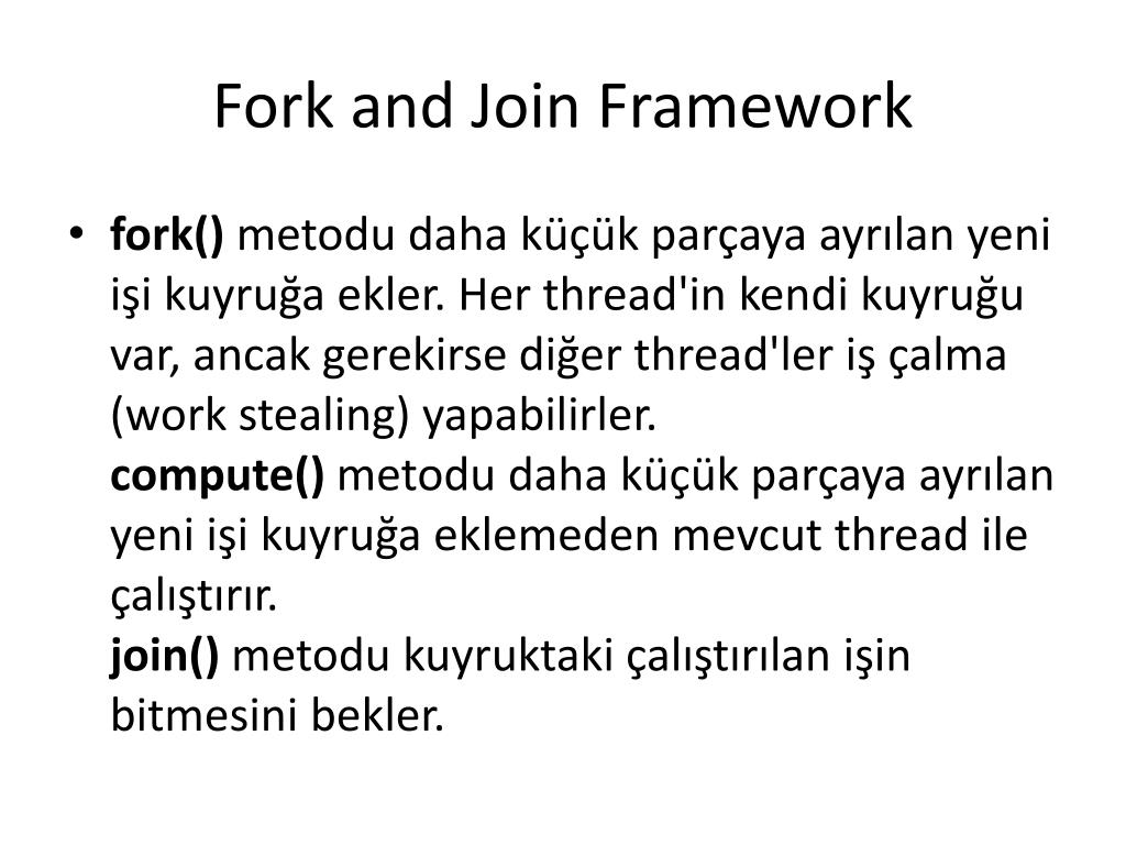 PPT Fork and Join Framework PowerPoint Presentation, free download